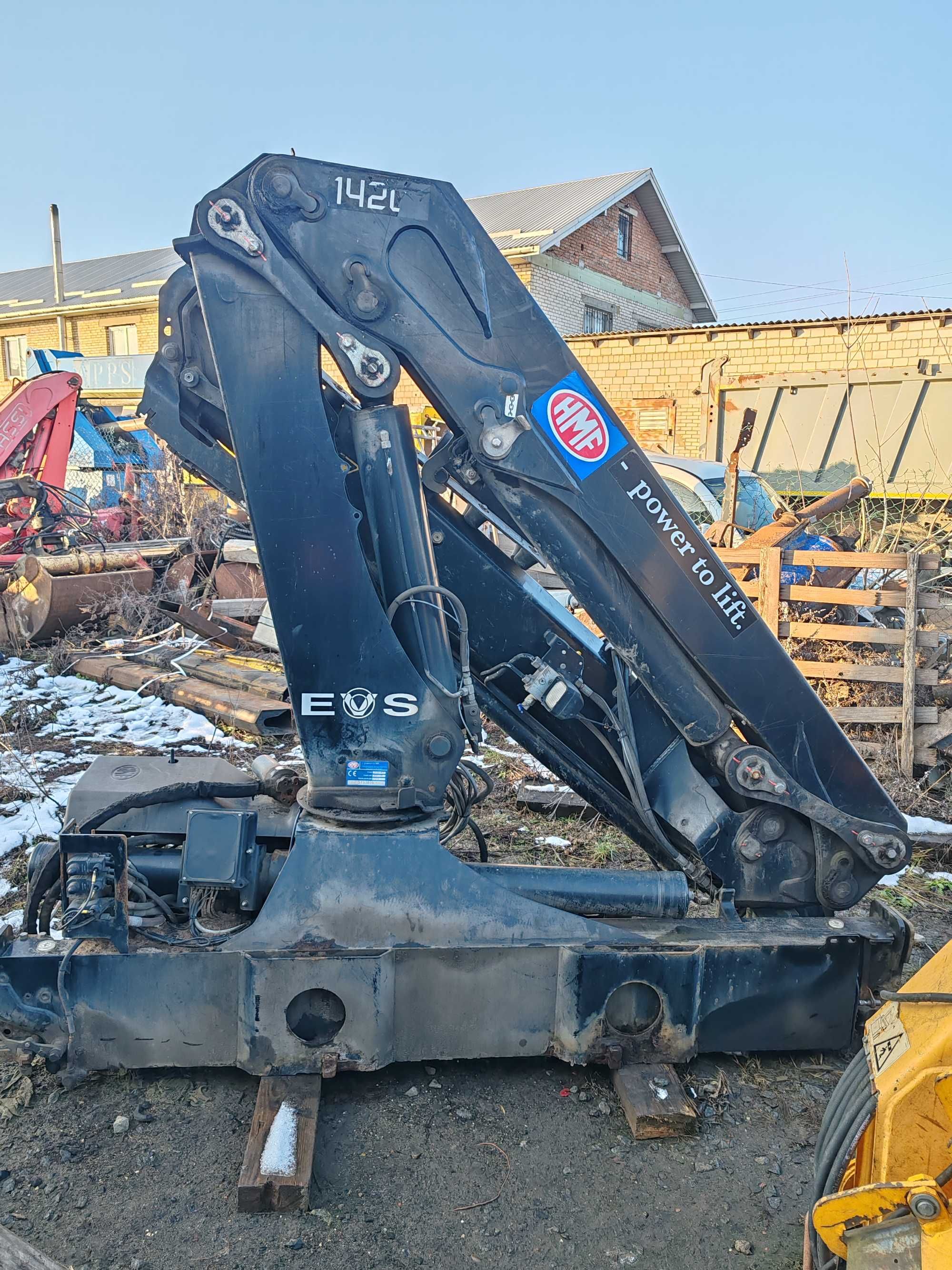 Кран маніпулятор HMF 1420 K2 Palfinger Hiab Fassi Copma Atlas