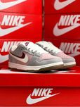 ! АКЦІЯ ! Nike SB Dunk Low SE 85 Double Swoosh Grey Pink White |36-41