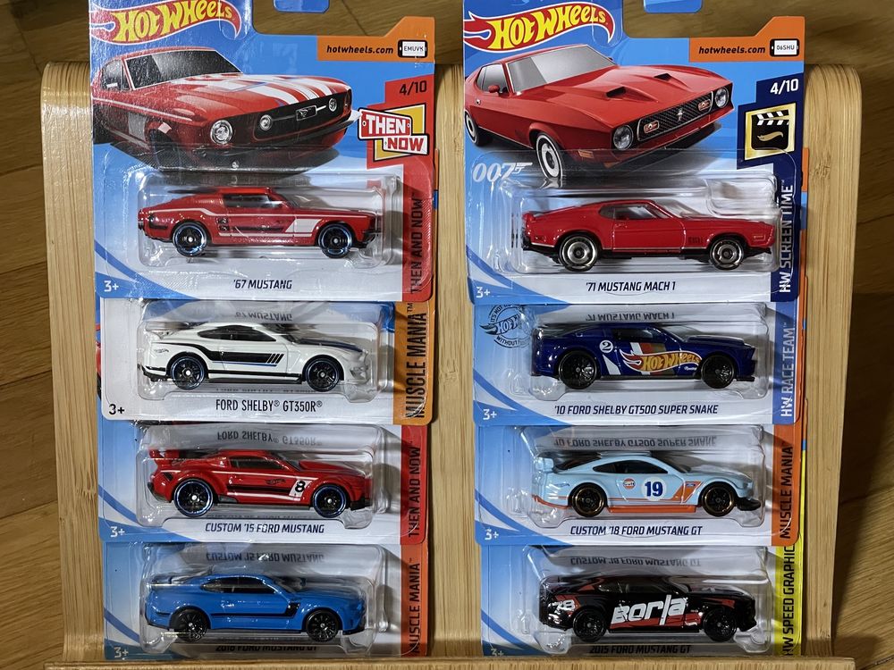 Hotwheels - Coleção FORD MUSTANG