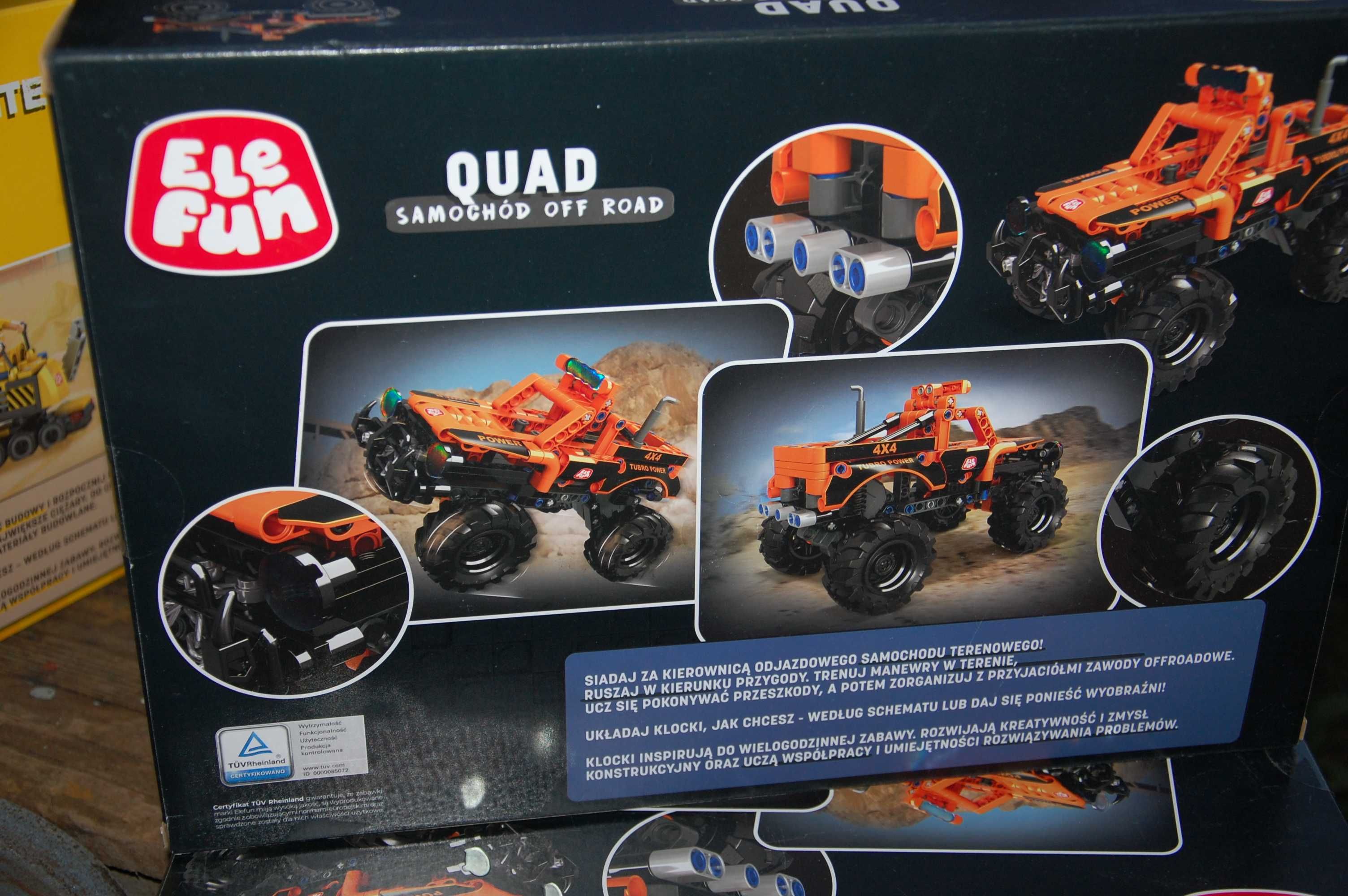 nowe klocki plastikowe dla dziecka QUAD