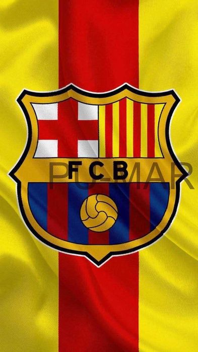 Opłatek na tort Urodziny FC Barcelona Herb Proporzec Klub Piłka Nożna