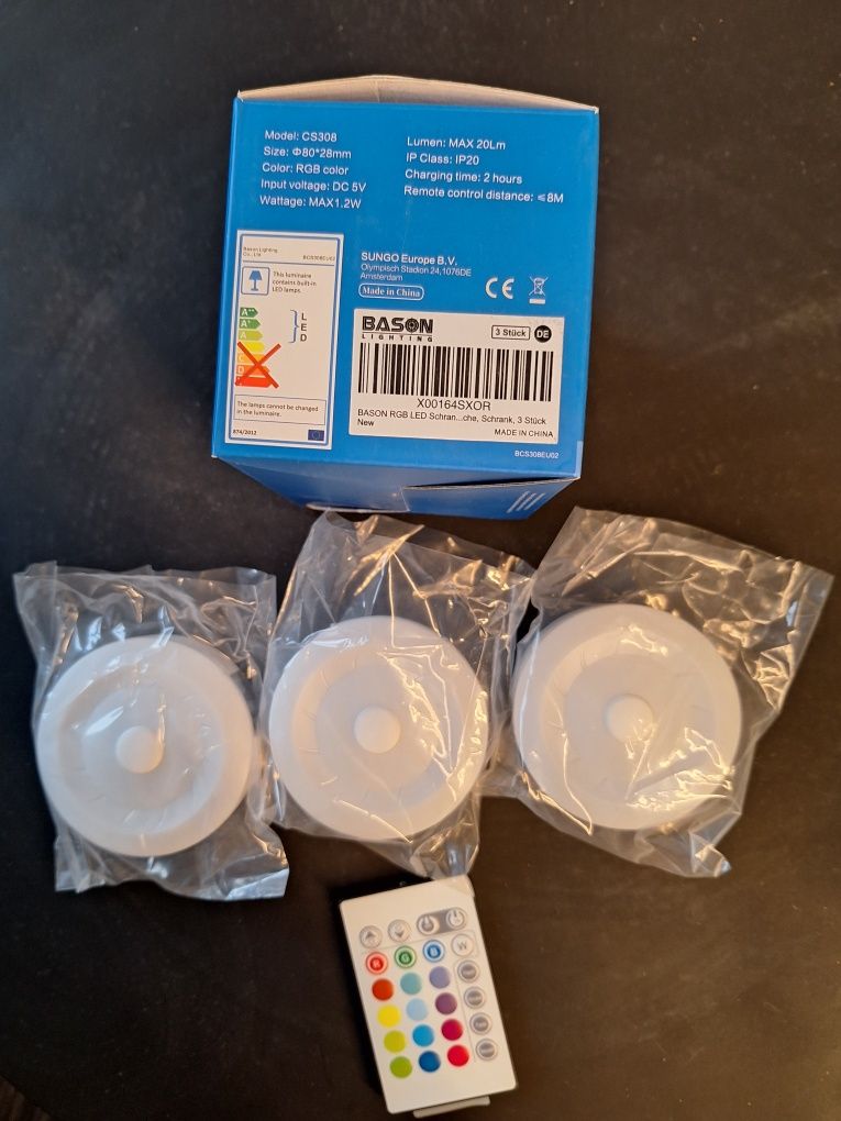 Wielokolorowe lampki LED