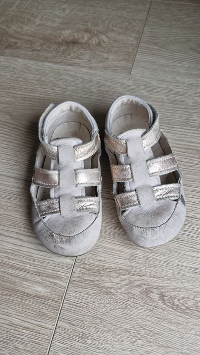 Obex 25 różowe kapcie sandałki skóra