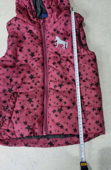 Kamizelka dziewczęca bezrękawnik 116