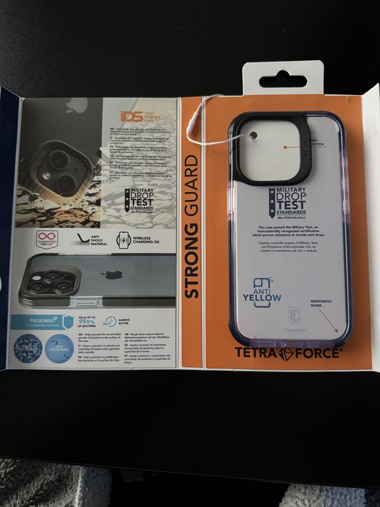 Etui Cellularline Tetra Force Strong Guard do iPhone 15 Pro