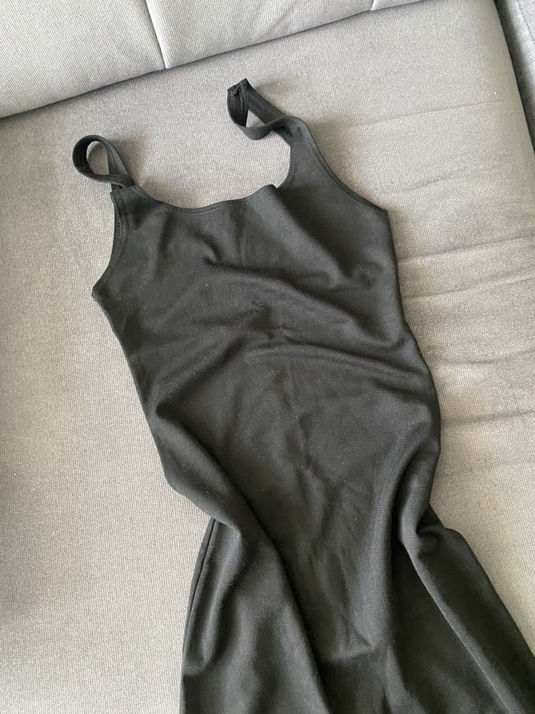 Sukienka midi na ramiączkach Zara rozmiar S