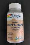 Solaray Lion's Mane Fermented 1000 mg