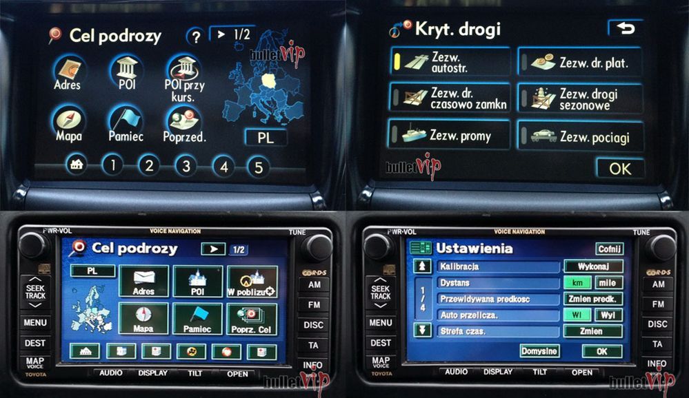 Toyota Lexus POLSKIE MENU Lektor MAPA Najnowsza TNS700