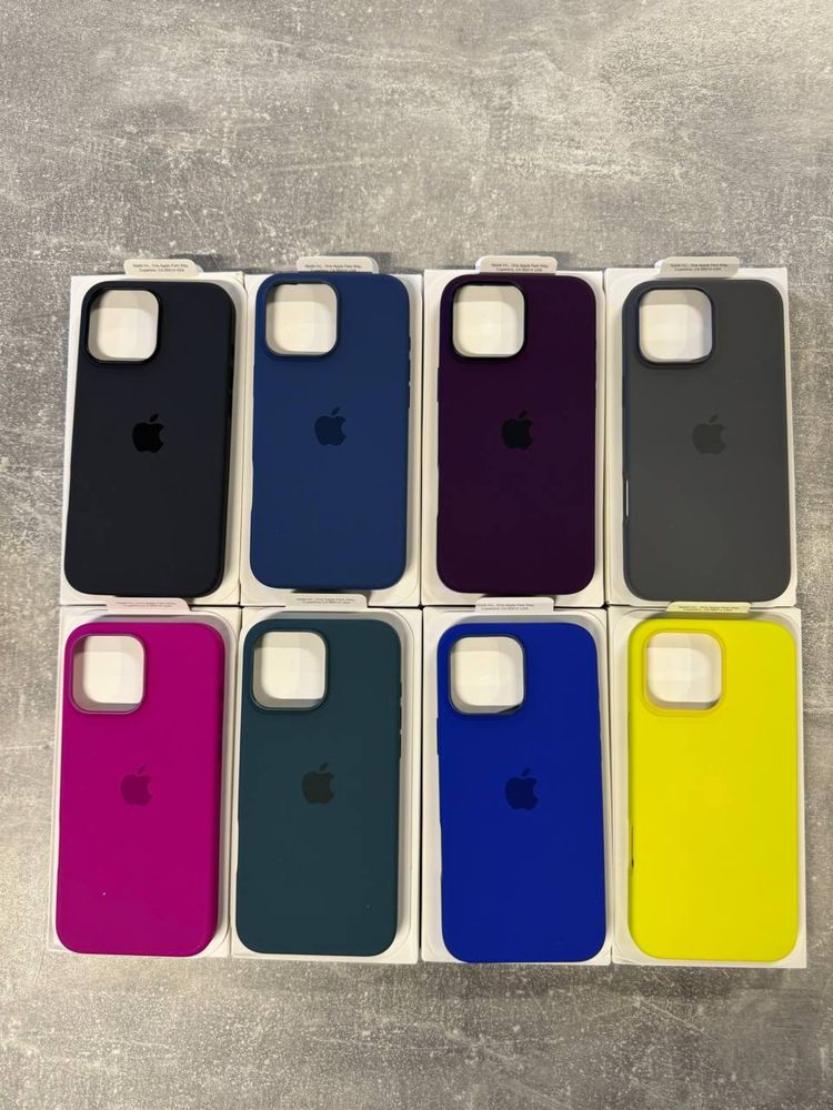 Чехол Silicone case MagSafe для Apple iPhone 16/16Pro/16 Pro Max