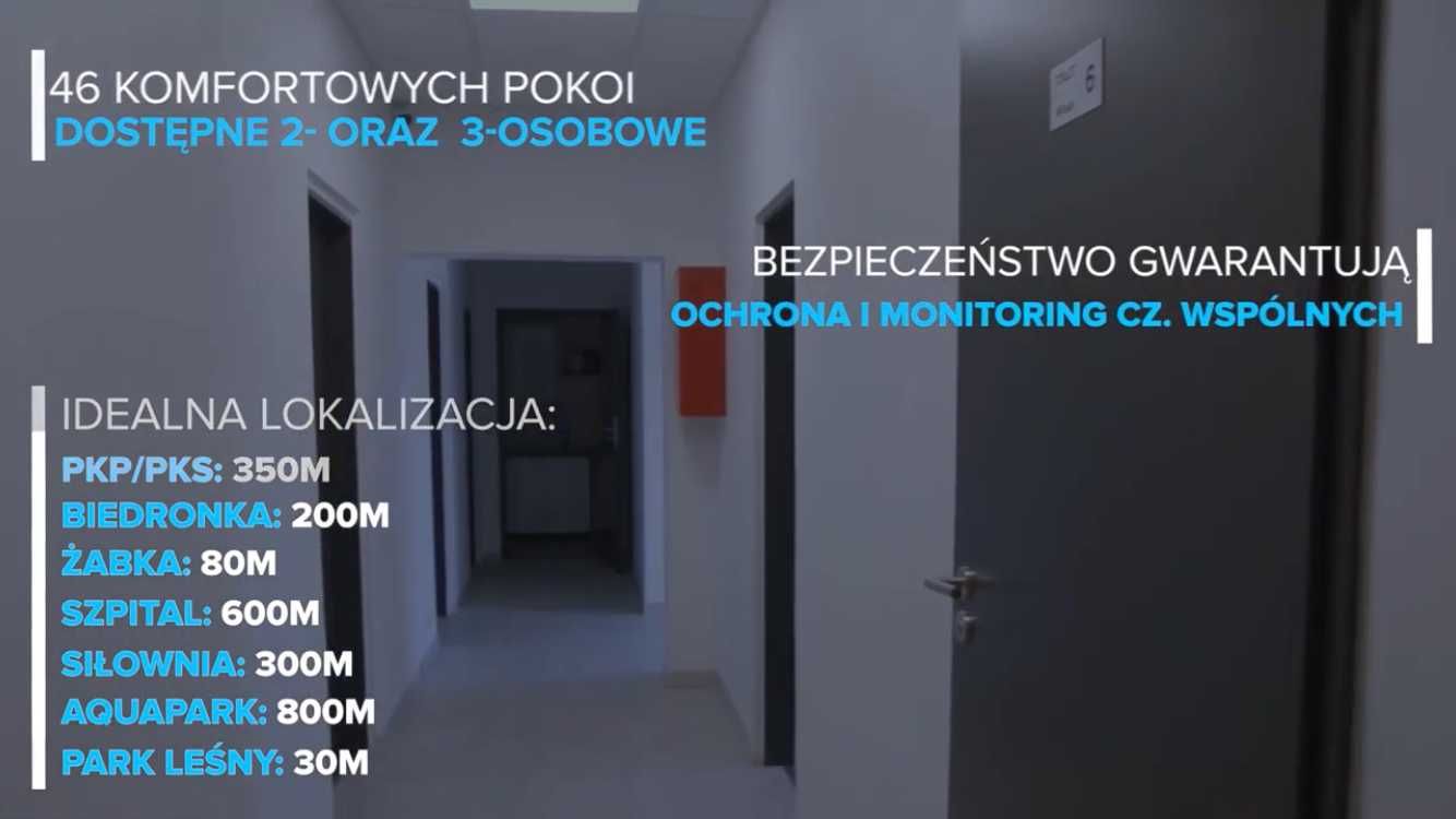 Noclegi, kwatery pracownicze, pokoje do wynajęcia do 100 os, hostel