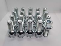 20x Niemieckie śruby 14x15 28 kula VW Seat Skoda Audi alu stal
