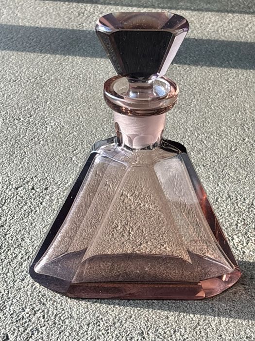 Rarytas Piękna Karafka Moser Art Deco 1920-30 ametyst sran perfekcyjny