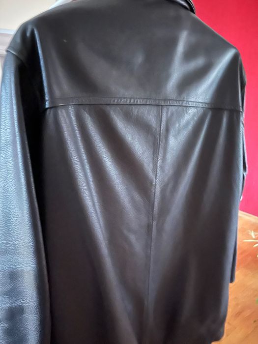 Куртка шкіряна чоловіча 50 -52 розміру чорного кольору