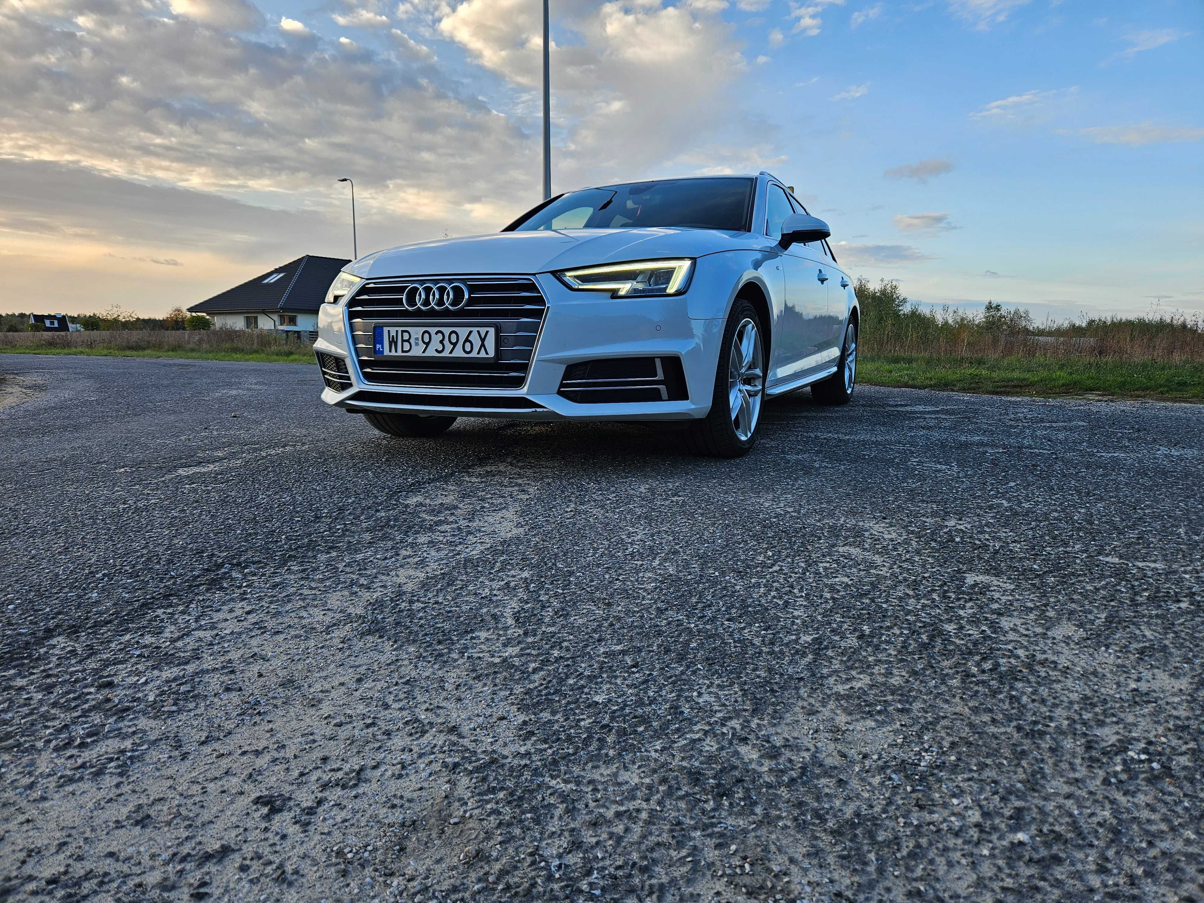 Biała strzała, 100%orginał,190 km, s-line, s-tronic, panorama ful-led