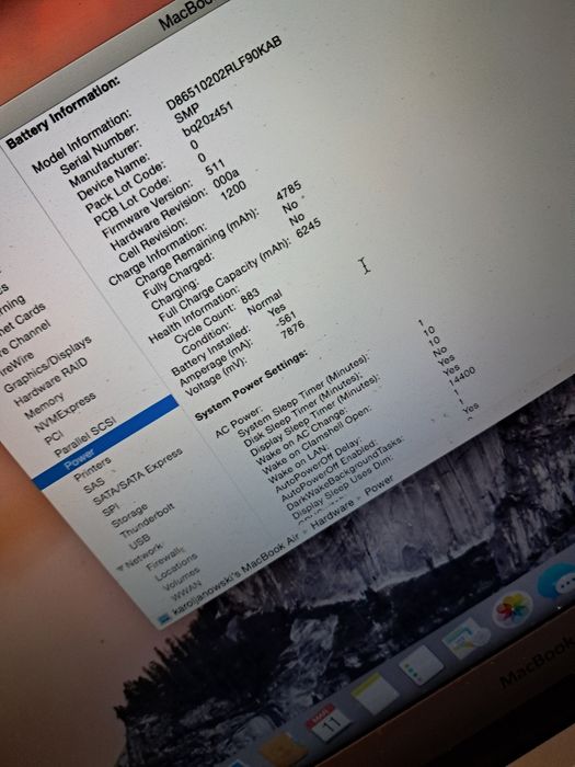 Macbook Air 13' mid 2015