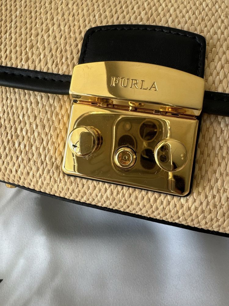 Сумка Furla raffia соломенная оригинал