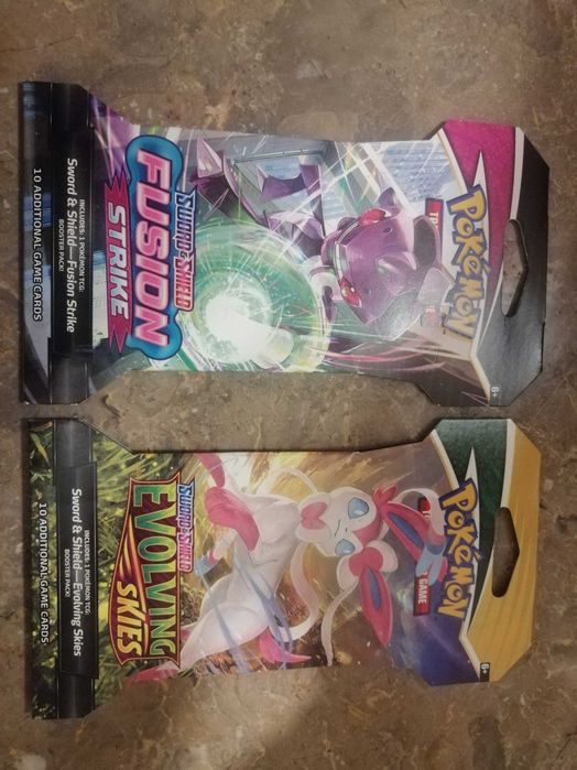 2 sleeved booster packs pokemon
