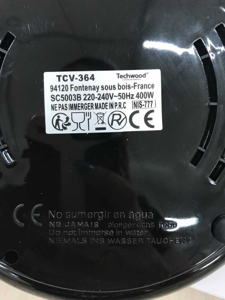 TECHWOOD TCV-364 Parowar 3-poziomowy