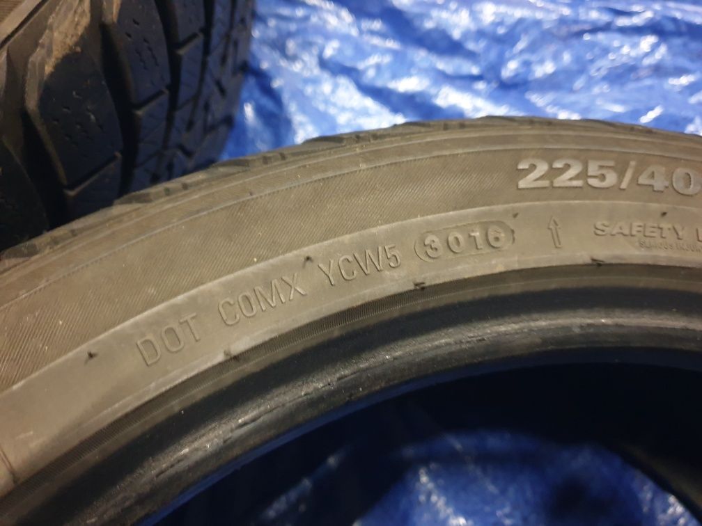 24A  06  Opony Kumho WP71 225/40 R18 Dot 2016