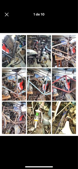 Lote bicicletas corrida raleigh chopper pasteleiras bmx gt
