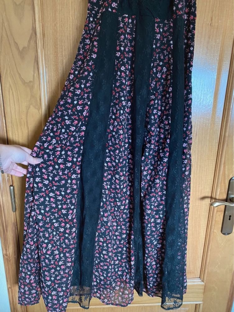 Vestido comprido da Stradivarius