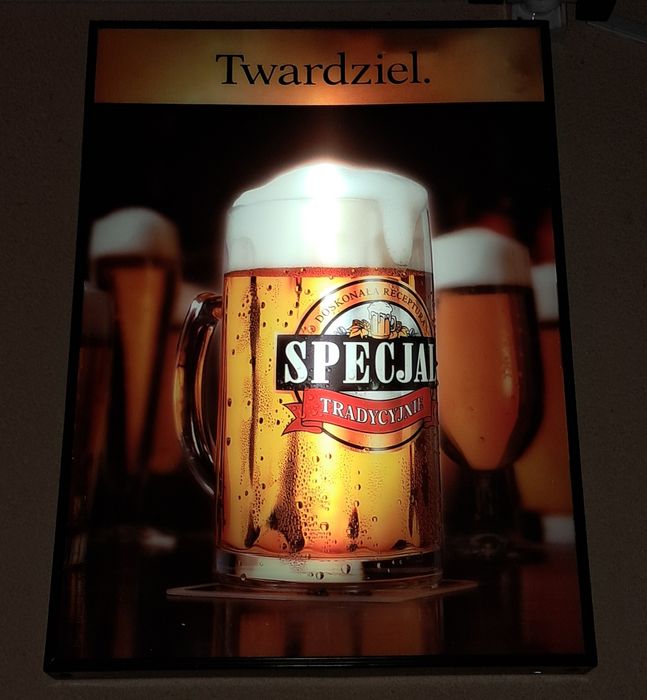 Reklama podświetlana Specjał (Twardziel) - unikat