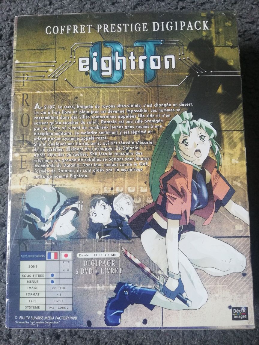 DT Eightron 5 DVD BOX Anime