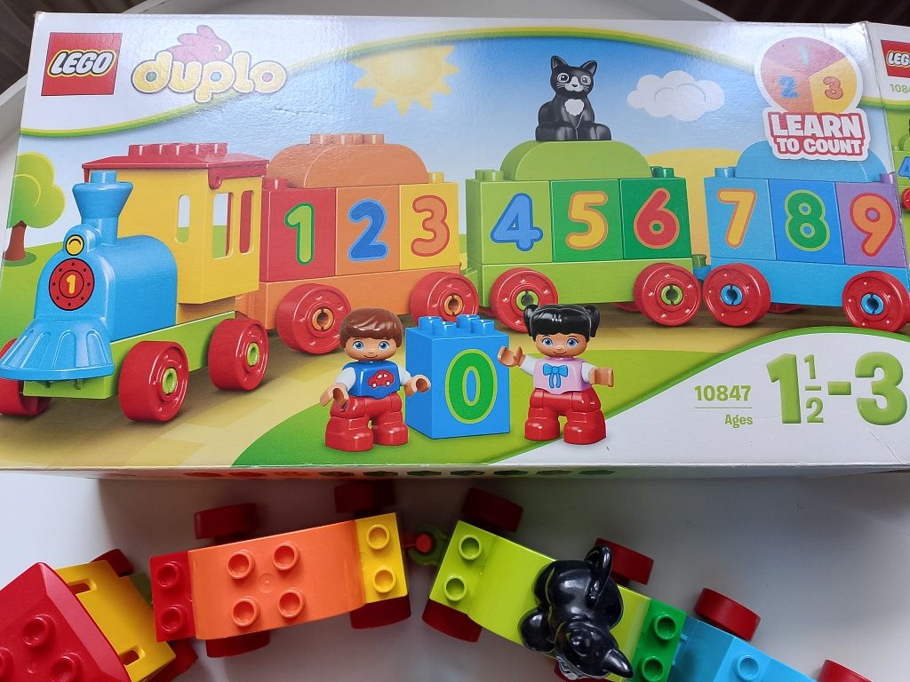 LEGO Duplo pociąg z cyferkami