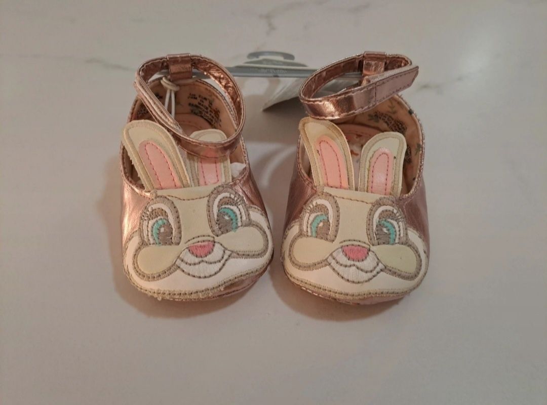 Buciki niechodki Disney Baby rose gold r. 16