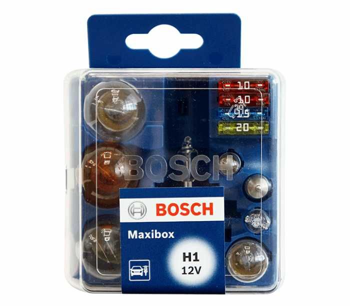 BOSCH zestaw żarówek i bezpieczników MAXI BOX H1