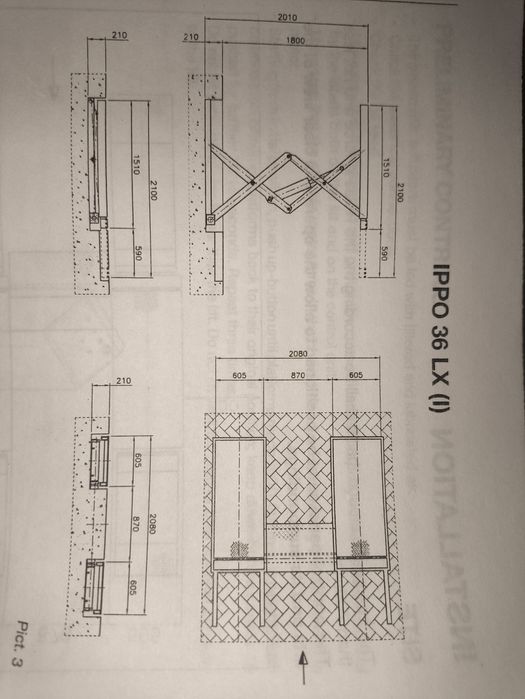 Podnośnik nożycowy OMER IPPO 36LX 3600KG