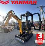 NOWA Koparka Yama H12K YANMAR 1400kg Diesel 3 łyżki Ramię SKR Rozs Gąs