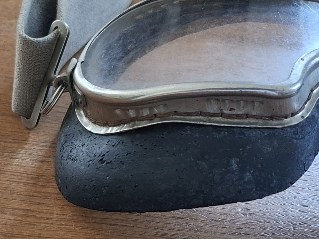 Wehrmacht gogle motocyklowe 4 dywizji pancernej Waffen SS "Polizei"