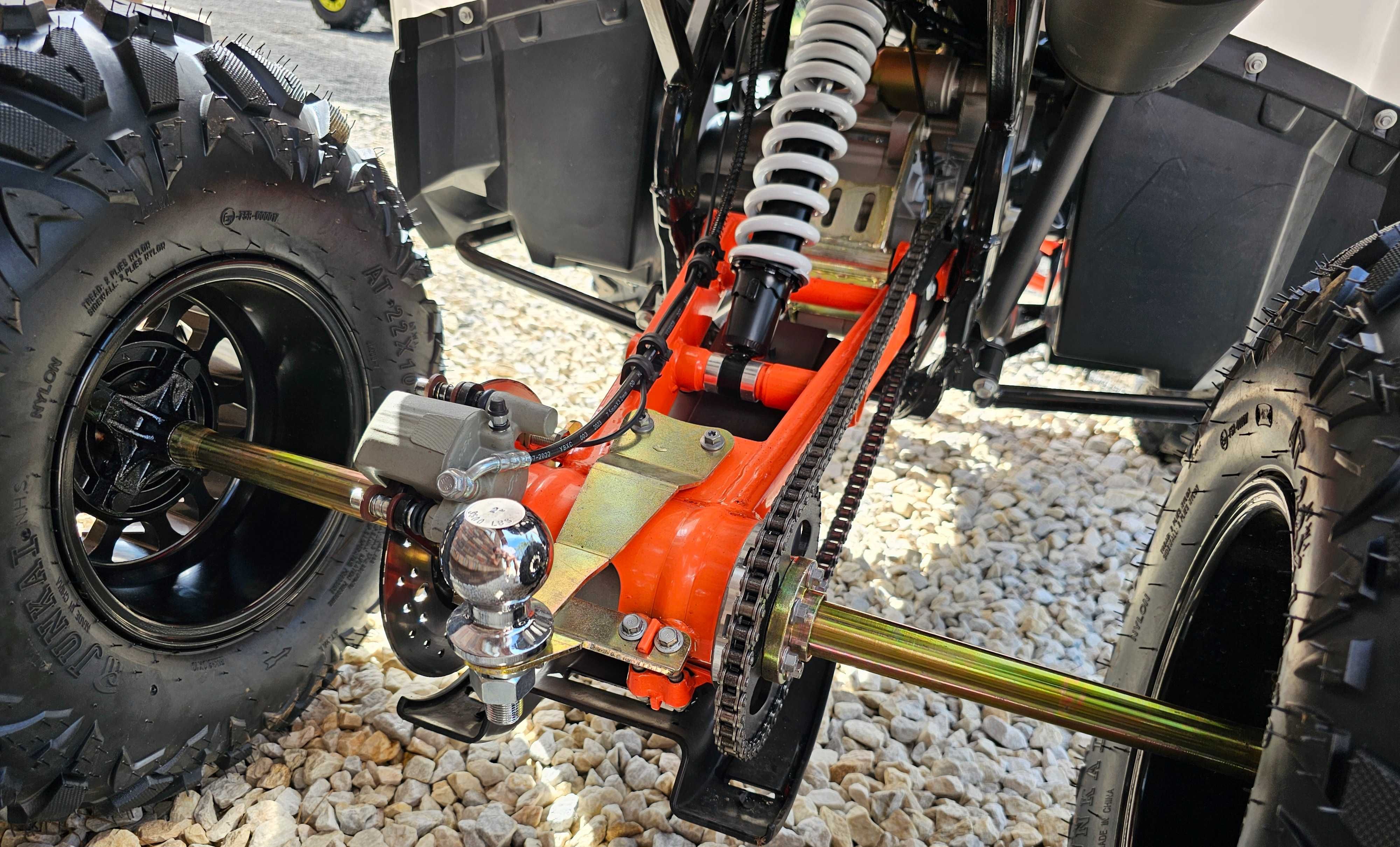 Quad EGL 250 berreta 200 wyciągarka hak alusy