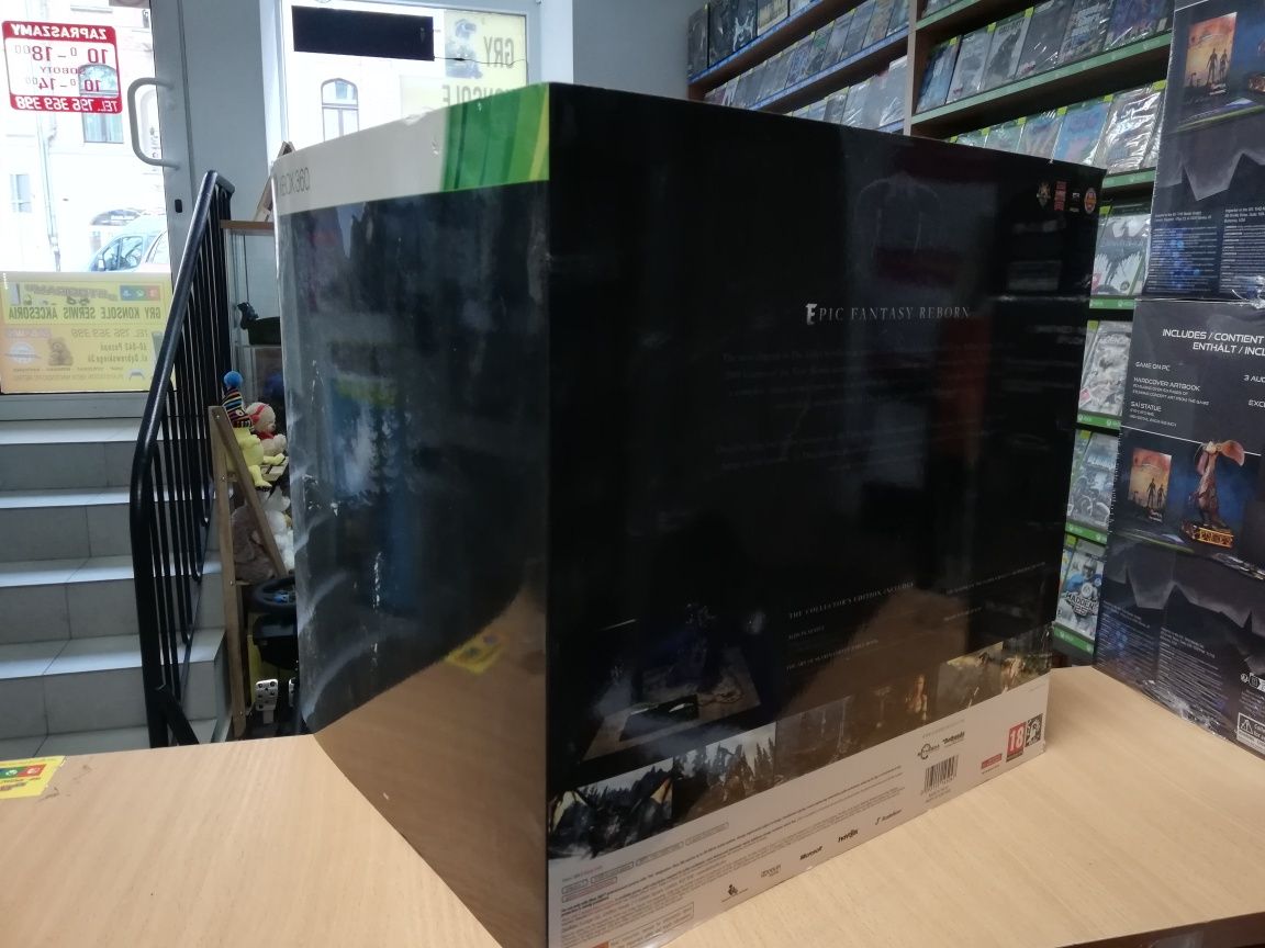 Xbox 360 Skyrim Collectors Edition Edycja Kolekcjonerska Figurka Smoka