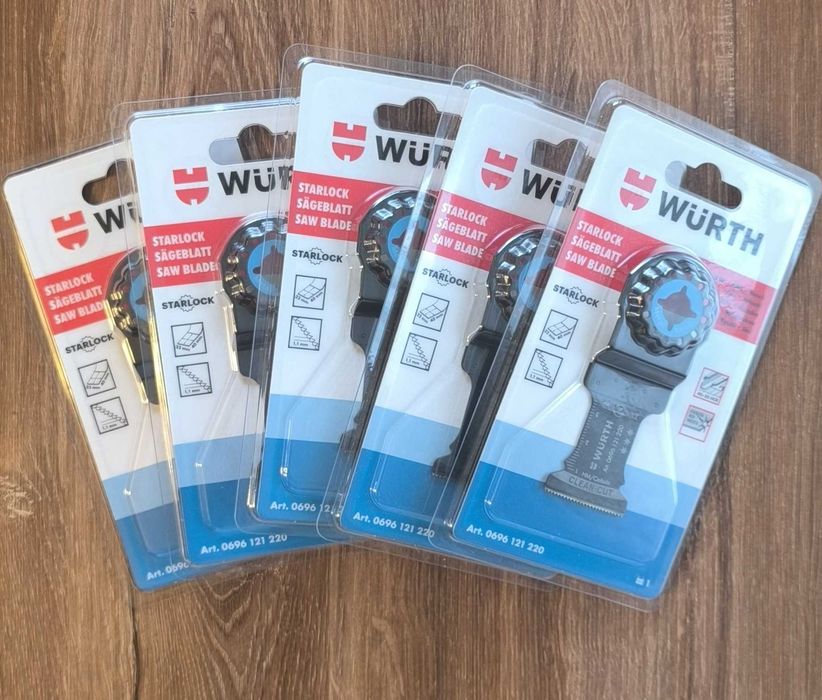 Brzeszczot wgłębny WURTH STARLOCK - zestaw 5 sztuk