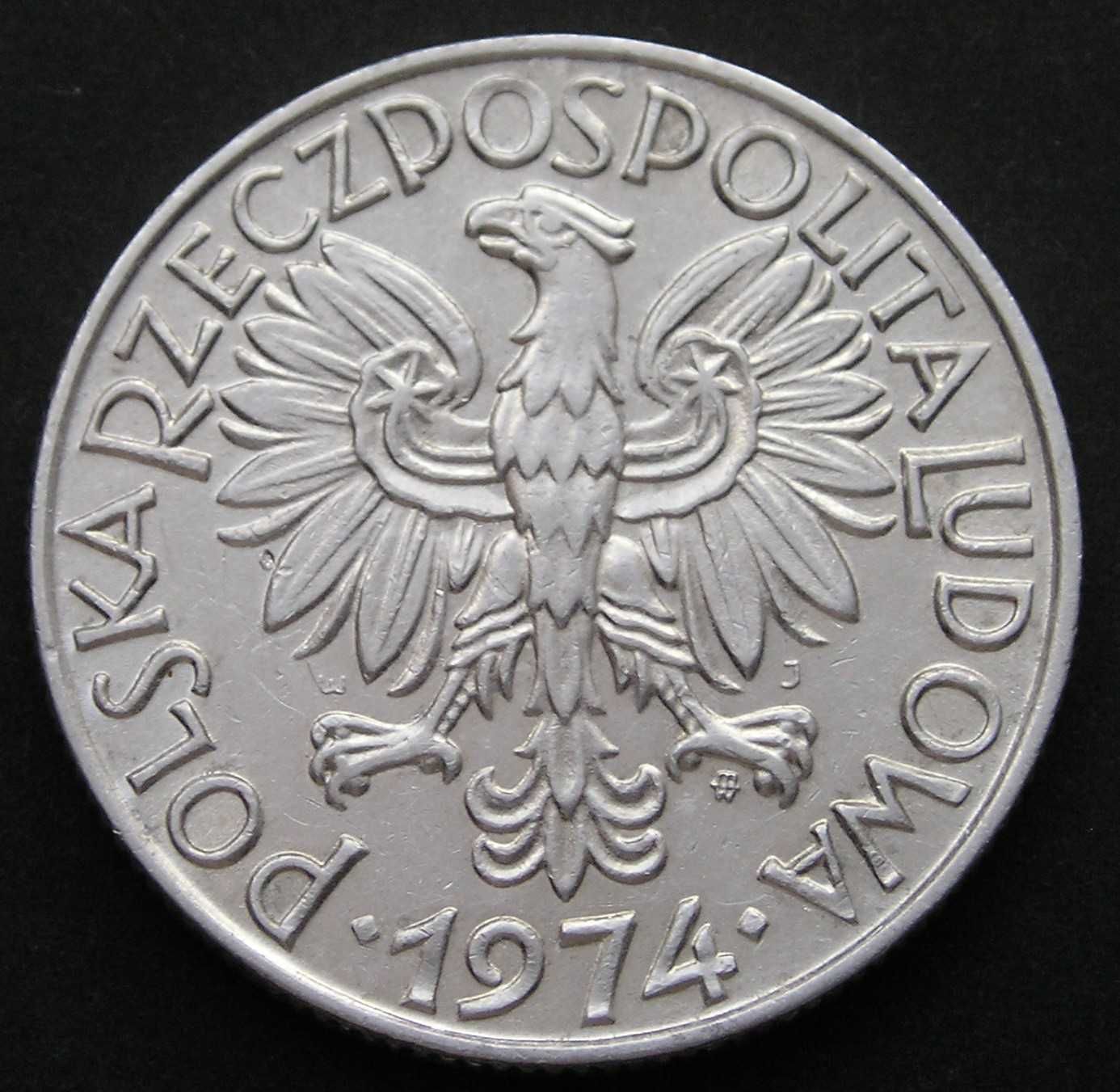 Polska 5 złotych 1974 - rybak