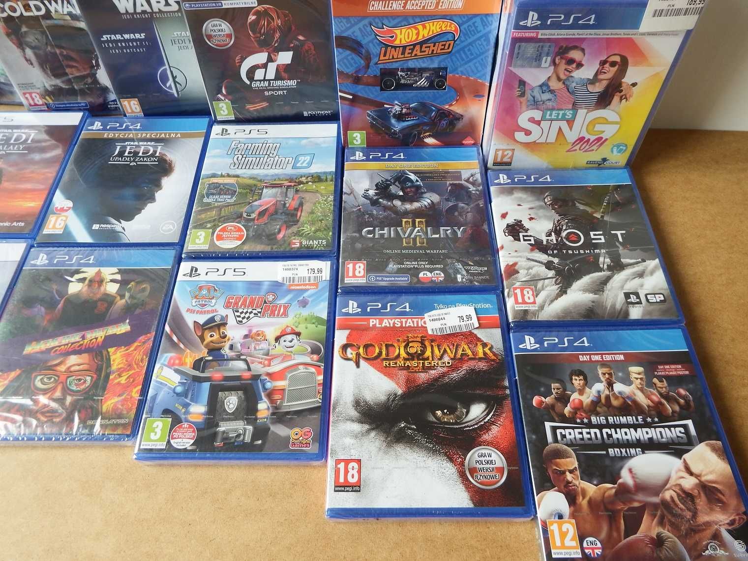 GRY PS4 PS5 KUTNO Ghost Of Tsushima PL nowa folia inne gry Playstation