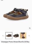 GIOSEPPO Navy Barefoot sandały skórzane sandałki dziecięce R 23