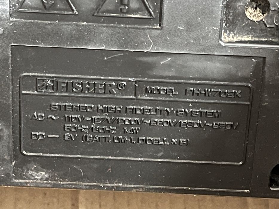 Двухкассетный Магнитофон FISHER  W702k