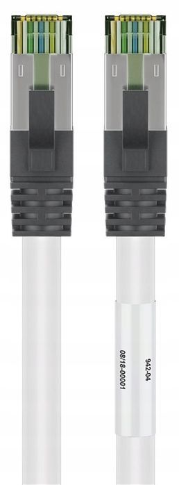 patchcord s/ftp goobay rj45 3 m szary cat 8.1 standard 25/40g base-t