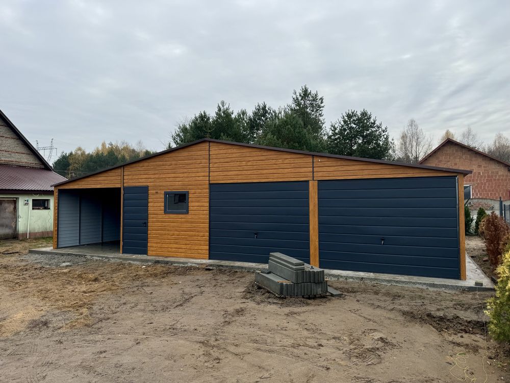 Garaż blaszany profil zamkniety 3x5,3x6,4x5,4x6,5x5,5x6,6x6,6x7,7x6,