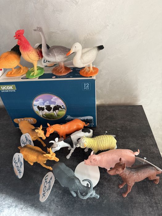Набір фігурок свійських тварин 12 шт.