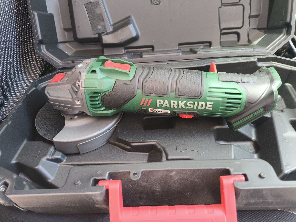 Parkside kątówka szlifierka flex diax 125mm na akumulator 20v
