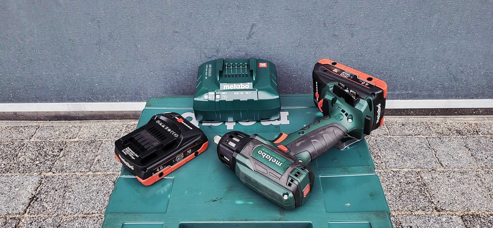 Klucz udarowy Metabo SSW 18 LTX 400 BL + 2aku Zakrętak jak Nowy!!
