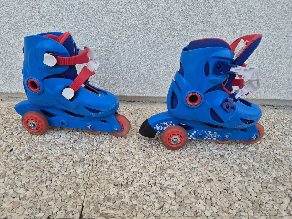 Patins em linha adaptativo
