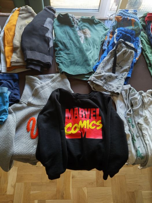 Zestaw ubrań i butów chłopiec 104-116