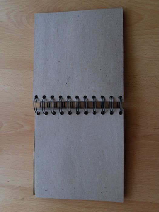 Bloco de notas papel reciclável