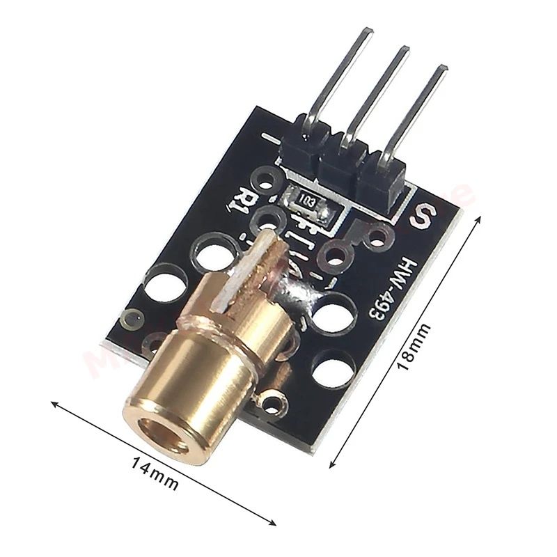 Лазерний модуль для Arduino 650nm 6mm 5V 5mW ЧЕРВОНИЙ