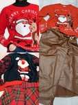 Sweter 3D zestaw 2szt świąteczny zimowy na M L XL